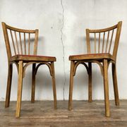 Pair of baumann bistro chairs