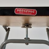 Table d'appoint de projection en formica années 70