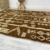 Tapis berbère coloré en noix fait main 260 X 160 CM
