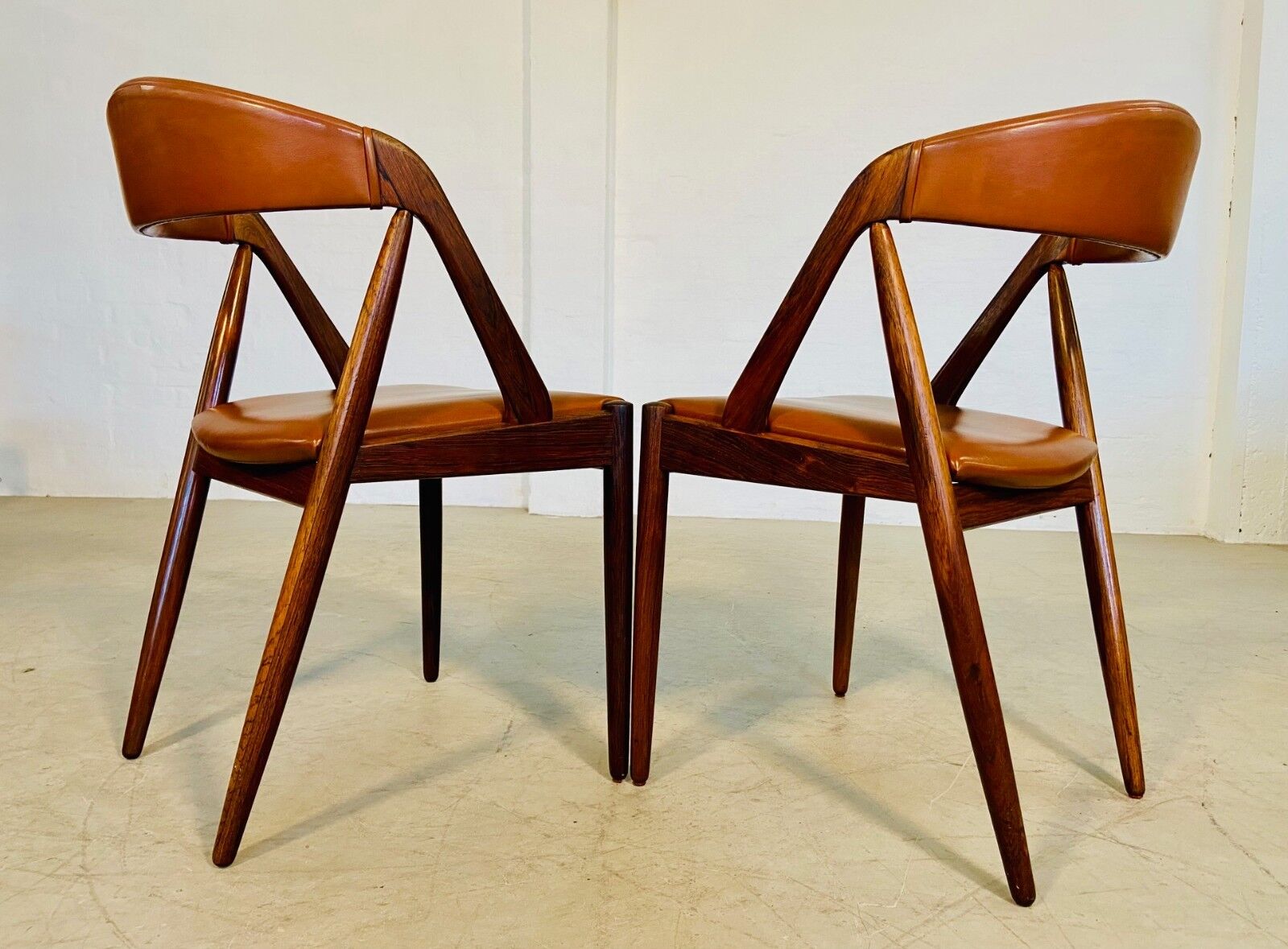 Chaises de salle à manger vintage danoises Kai Kristiansen modèle 31 – Ensemble de 4 en palissandre
