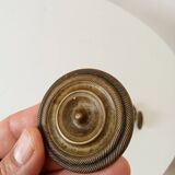 Empire-style furniture handle from the 19th century in solid bronze.