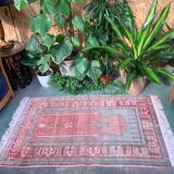 Vintage turkish oushak rug 150x86 cm carpet