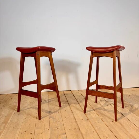 Tabouret de bar par Johannes Andersen, années 1960