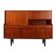 Teak high sideboard, Danish design, 1960s, production: Denmark