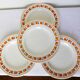 4 flat plates in iron earth of the Salins model Lucette 210804
