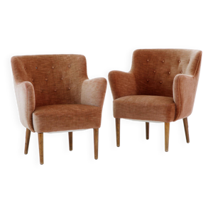 paire de chaises cocktail - danoises