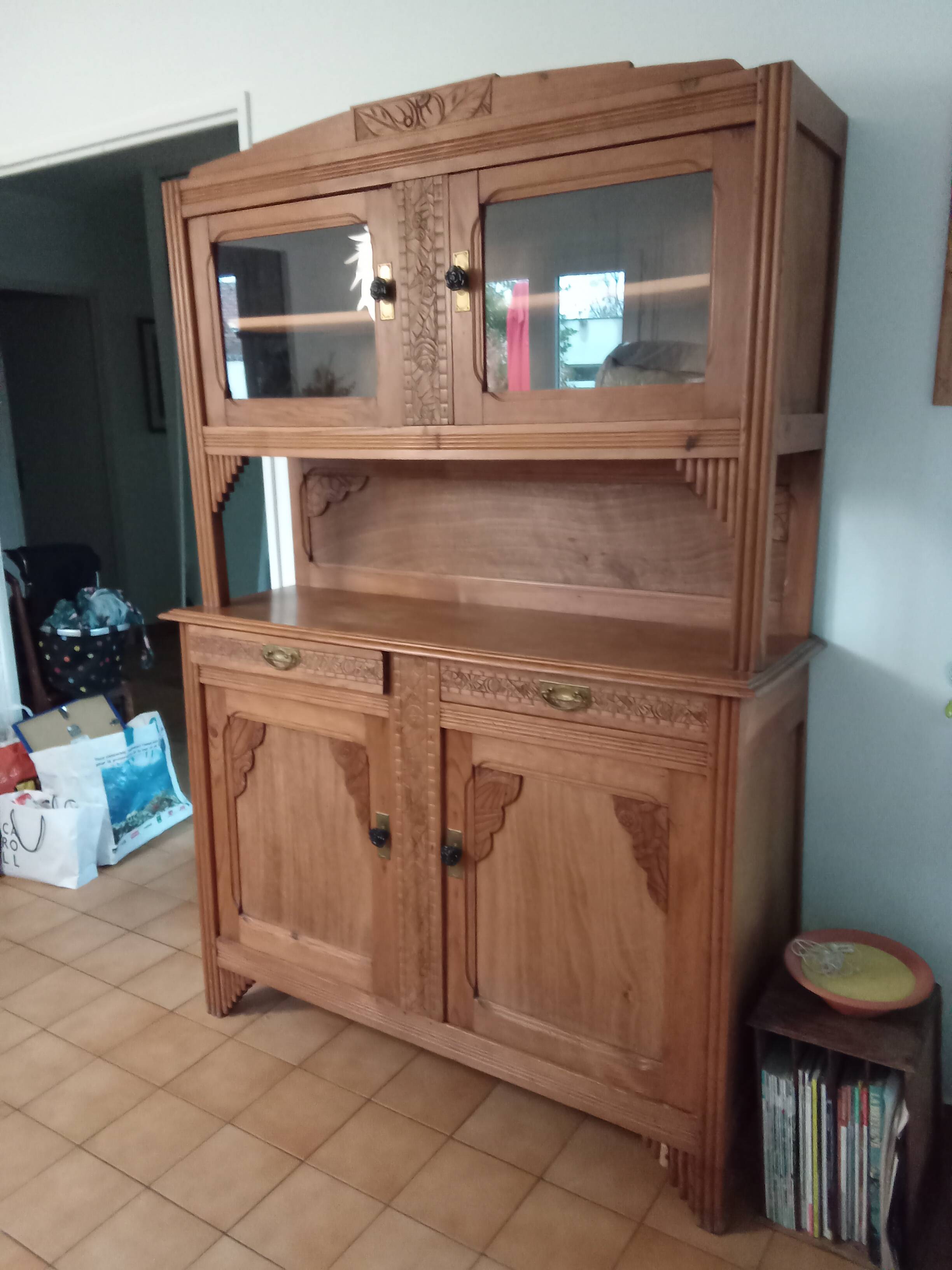 Art Deco two-part buffet