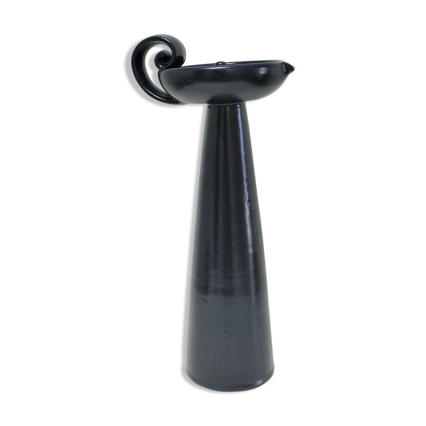 High candle holder pique ceramic candle design vintage arts ceram