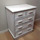 Commodus rotin patine shabby
