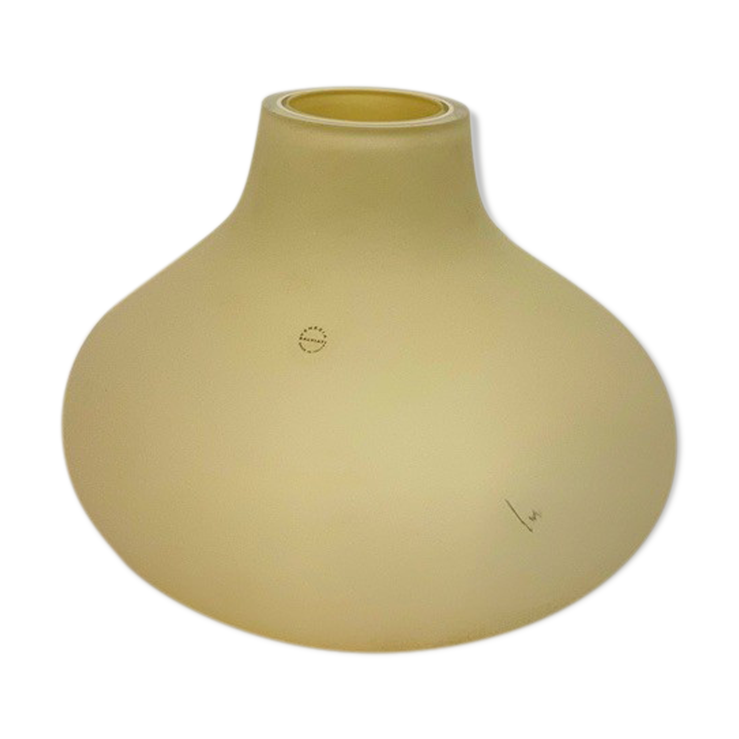 Fiesolani glass vase by Nigel coates for Salviati.