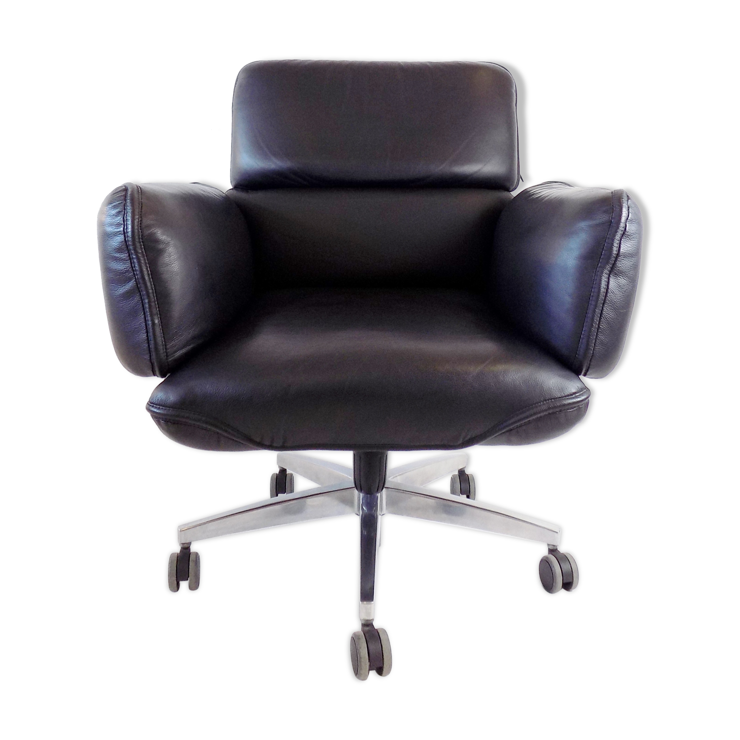 Otto Zapf office leather armchair for top star