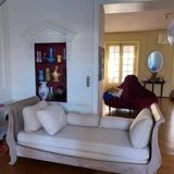 magnificent daybed / sofa bed with cushions, ideal for a bedroom,