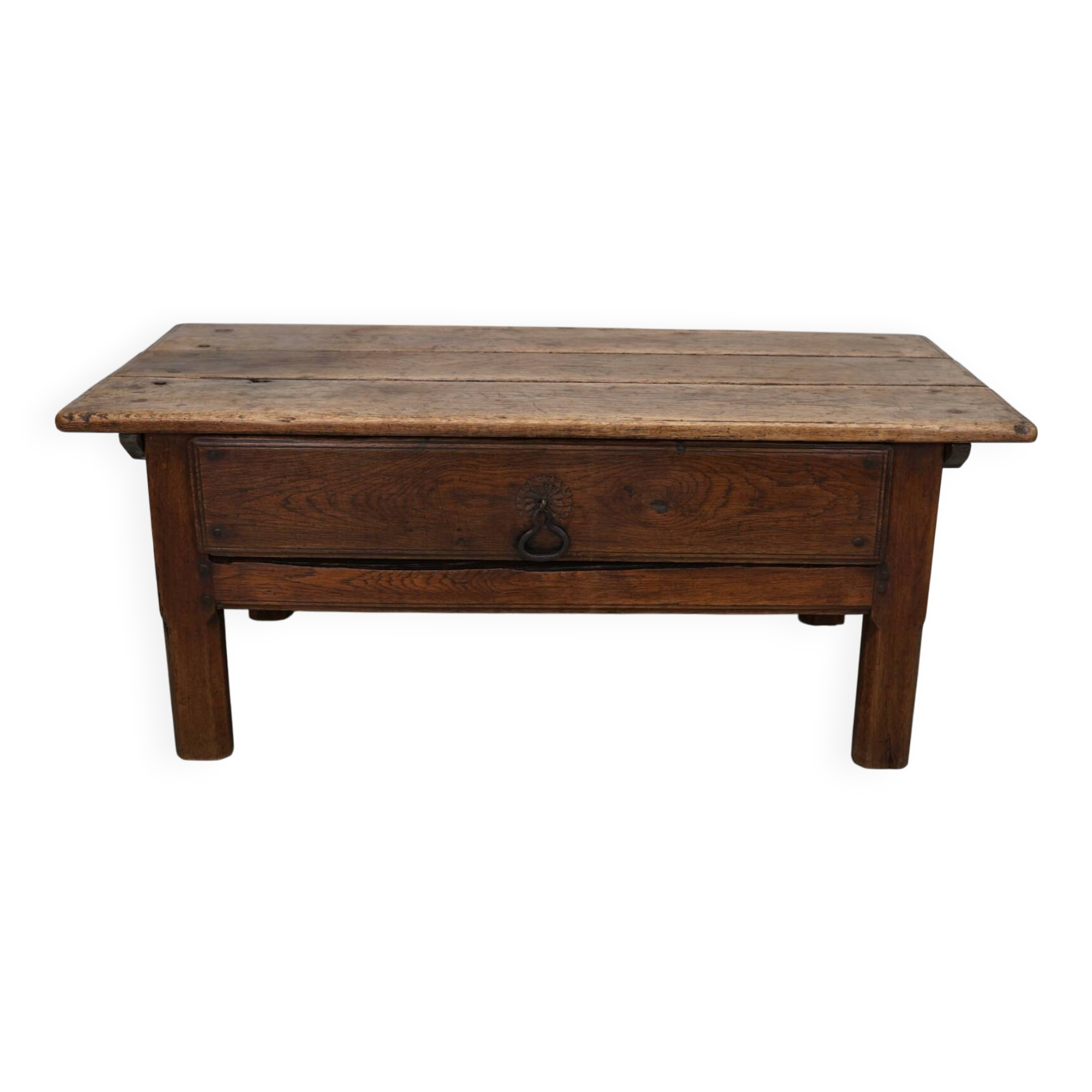 Spanish 18th Century Farmhouse Rustic Chestnut Coffee Table