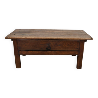 Spanish 18th Century Farmhouse Rustic Chestnut Coffee Table
