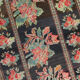 Antique floral karabagh zone tapis de laine brune tissée à la main fine tapis- 136x235cm