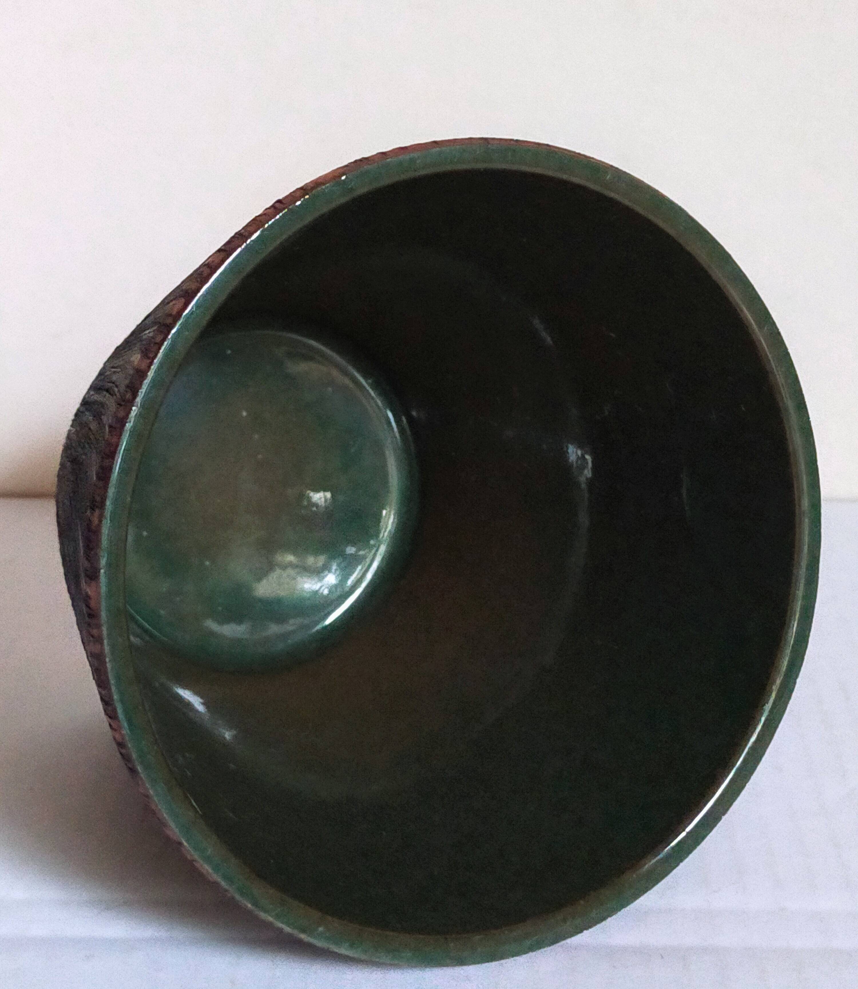 Enameled earthenware pot from the 1950s