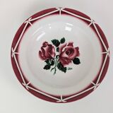 3 assiettes creuses Digoin Sarreguemines