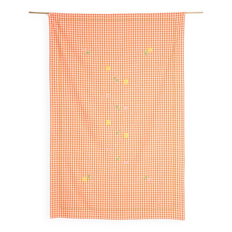 Kahlo Orange Tablecloth
