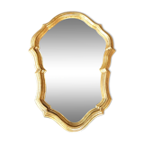 Small gilded mirror baroque 1960