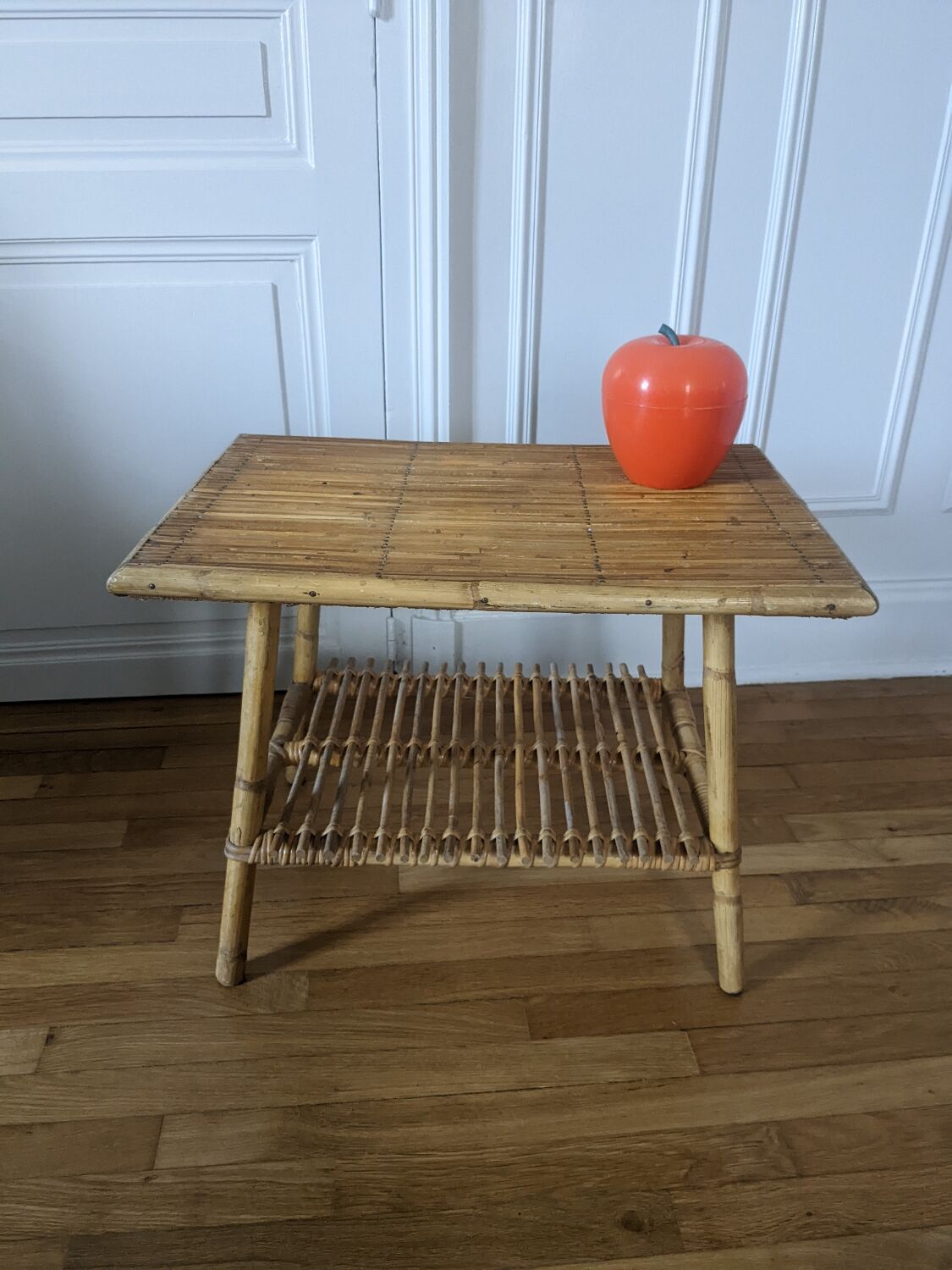 Rattan coffee table