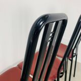 6 chairs by Giorgio Cattelan for Cidue Italy, postmodern, 1980s