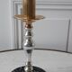 Lamp in marble and chrome steel 50s