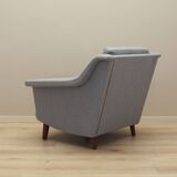 Fauteuil gris, design danois, années 1960, production : Danemark