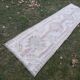 Vintage Turkish hallway rug 100x391 cm