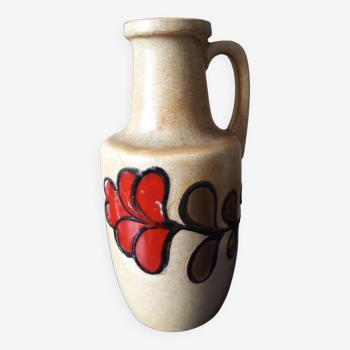 Vintage Germany vase with floral pattern