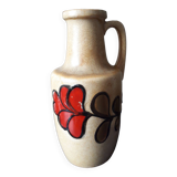 Vintage Germany vase with floral pattern