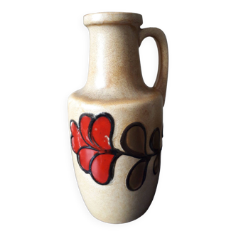 Vintage Germany vase with floral pattern