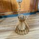Vintage rattan pendant light