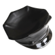 Black ceramic vide poche by Jean Claude Peiré, 1980s.