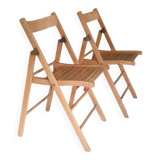 Set of folding chairs