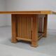 Husser 615 dining table by Frank Lloyd Wright produced by Cassina