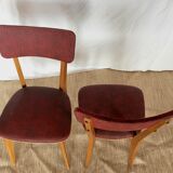 Paire de chaises bistrot vintage