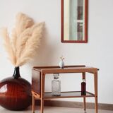 Scandinavian 'Thea' side table in rosewood and laminate, Yngve Ekström
