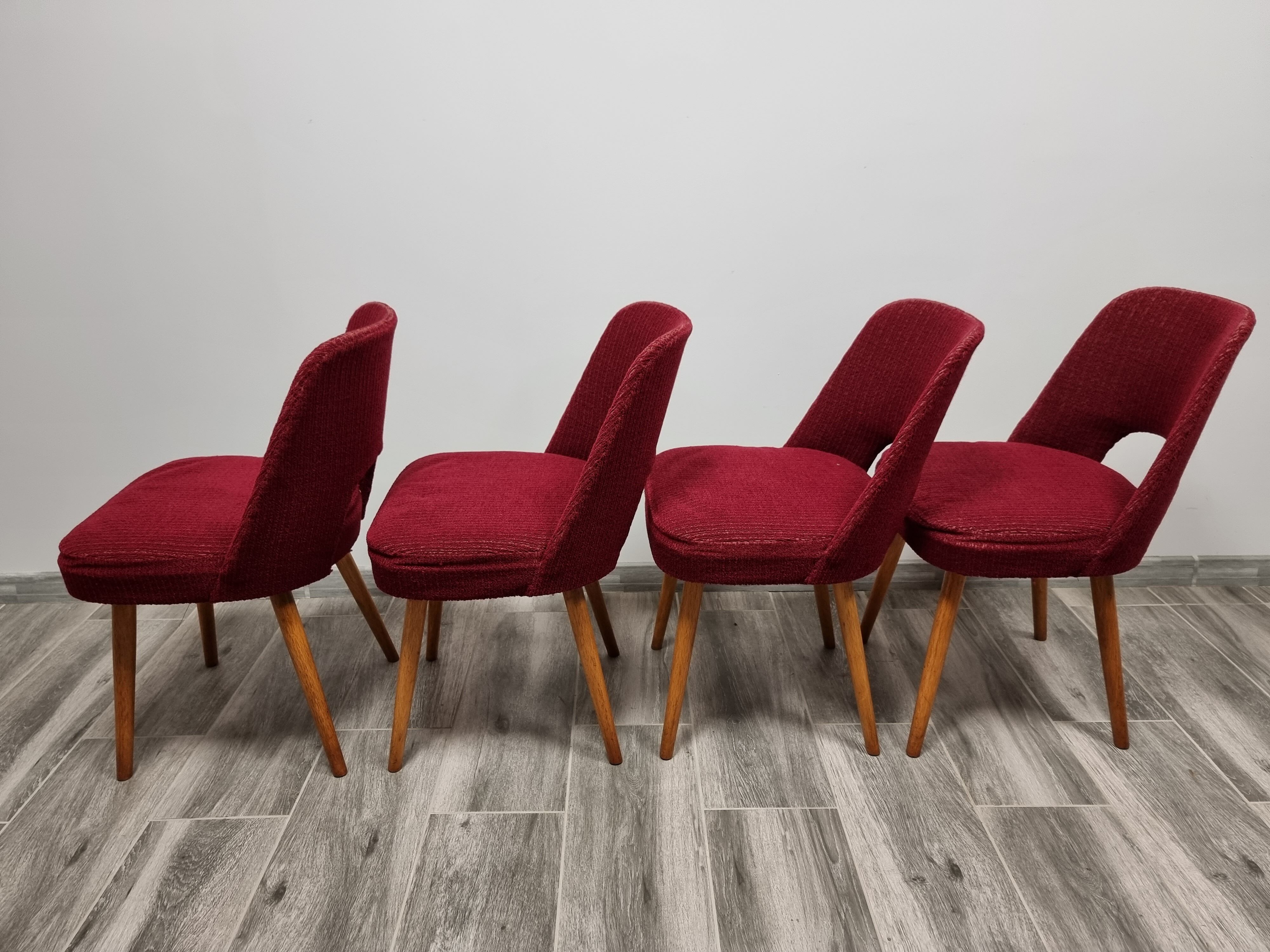 4 dining chairs by Oswald Haerdtl