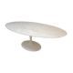 Knoll table in white square marble by Eero Saarinen