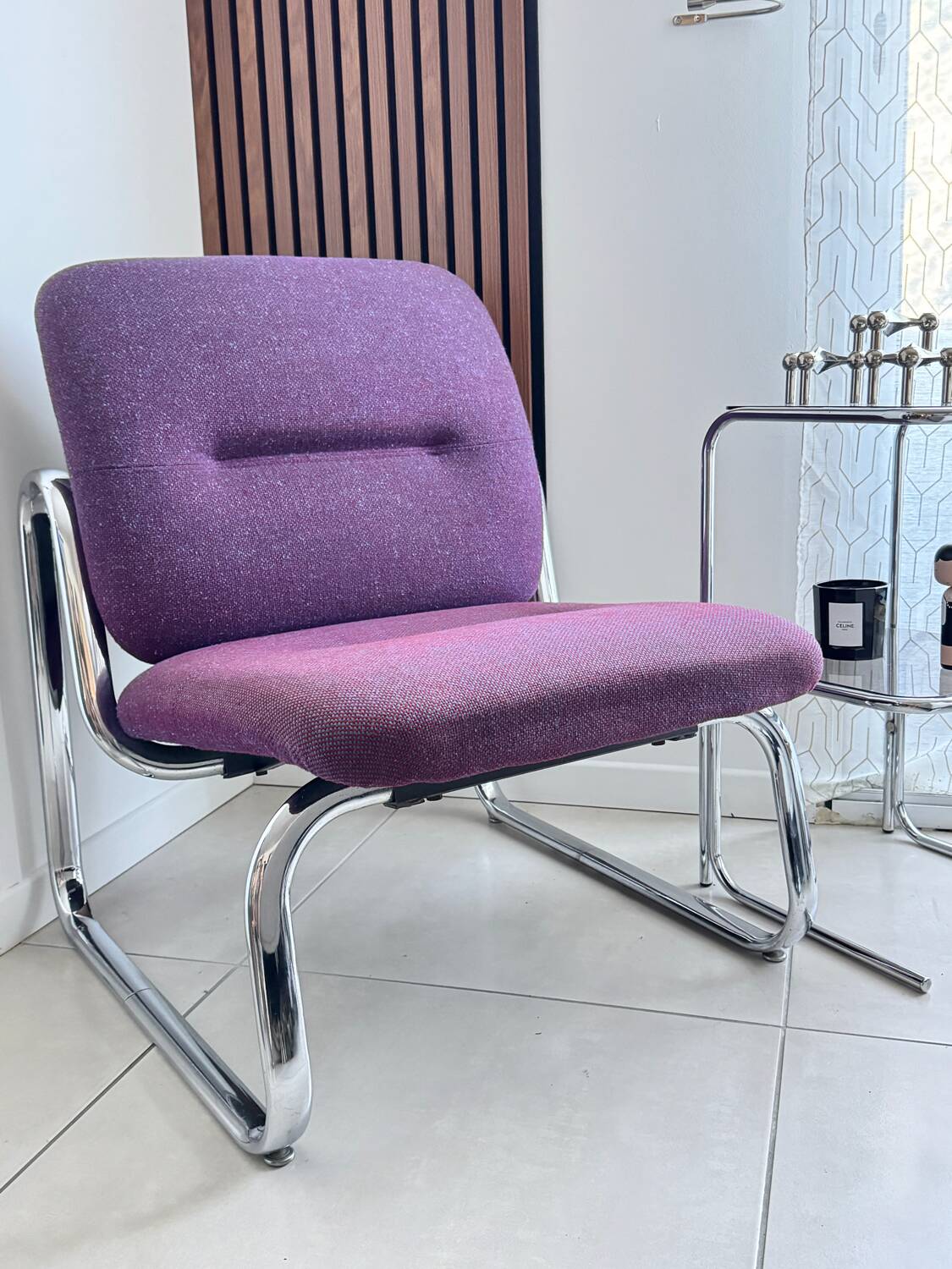 Old vintage Strafor fireside chair