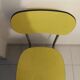 Chaise Formica jaune vintage