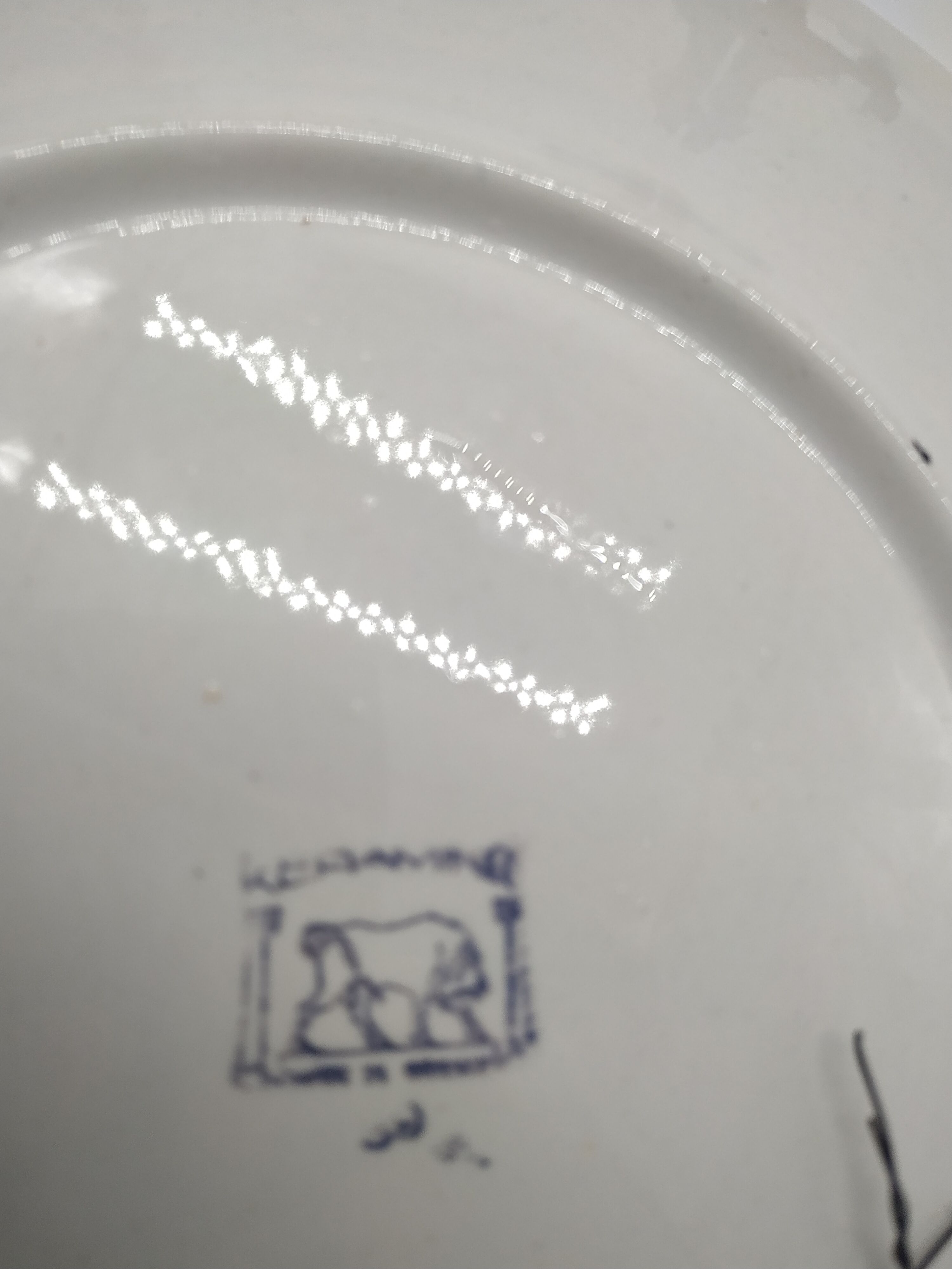 Plate in cloisonnés enamels decorated Acapulco