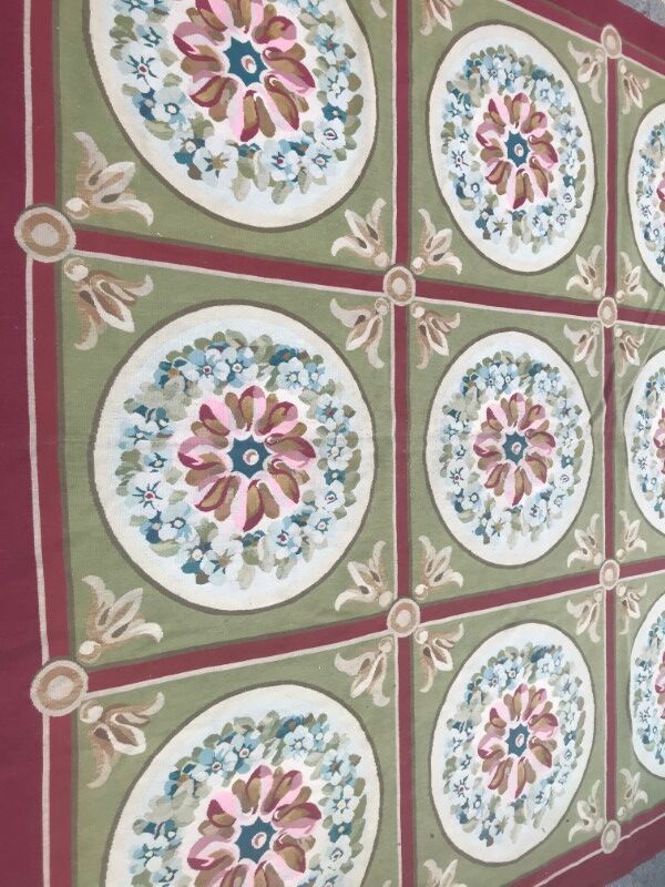 Carpet style woven Aubusson hand 240 X 315 CM