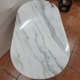 Bistro table with marble top