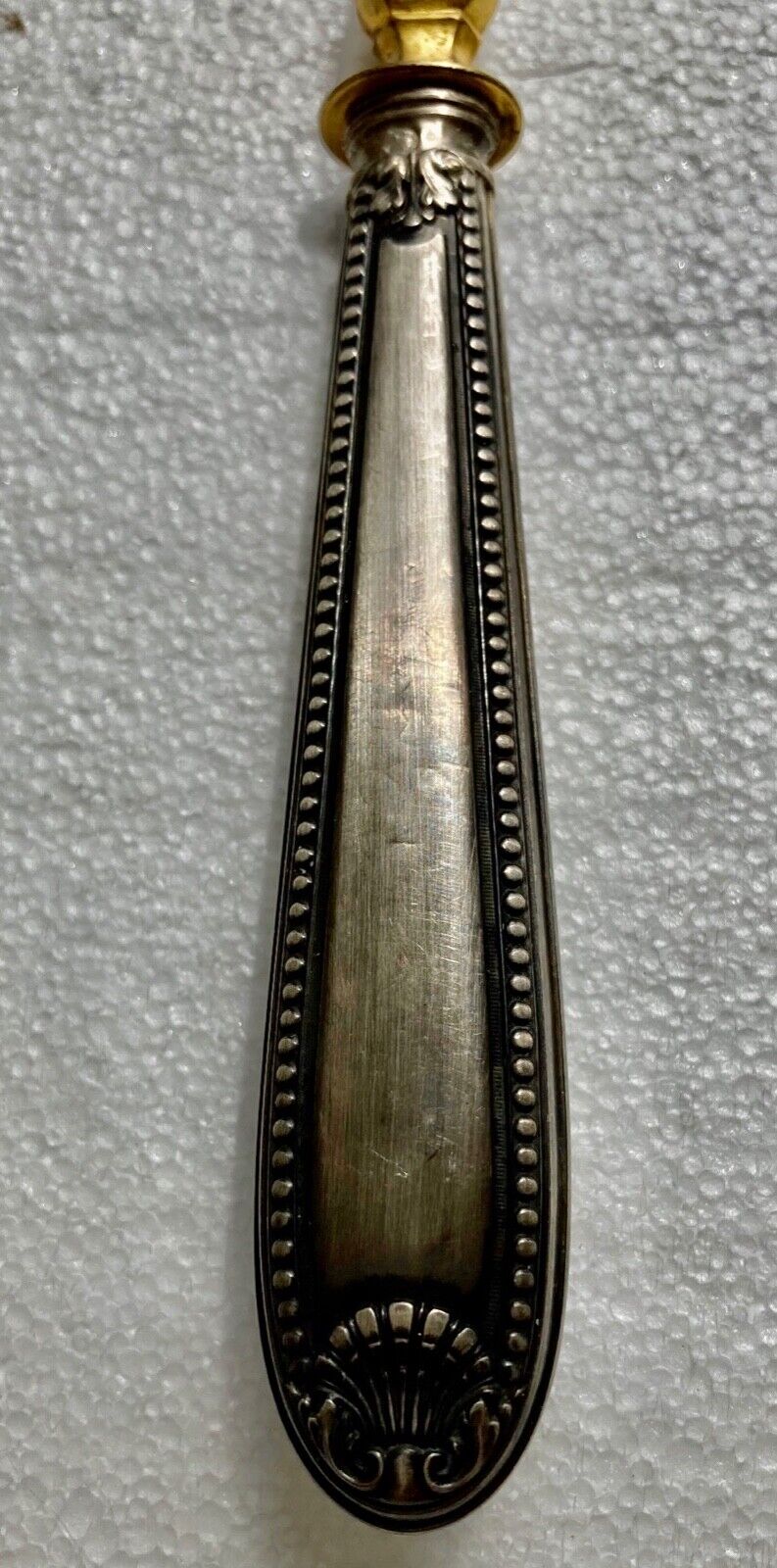 Minerva punch solid silver cake shovel - art deco - N°3