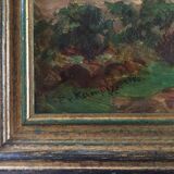 Landscape (Isle of Man). Oil on canvas by Fritz von KAMPTZ 1866-1938.