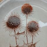 3 old Sarreguemines flat plates
