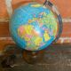 World Map Earth Globe Old TARIDE 1985 Model 90RL025 Vintage