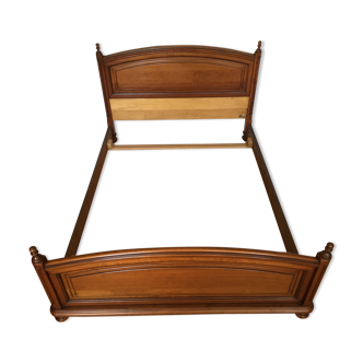 Solid cherry wood bed 140 x 190