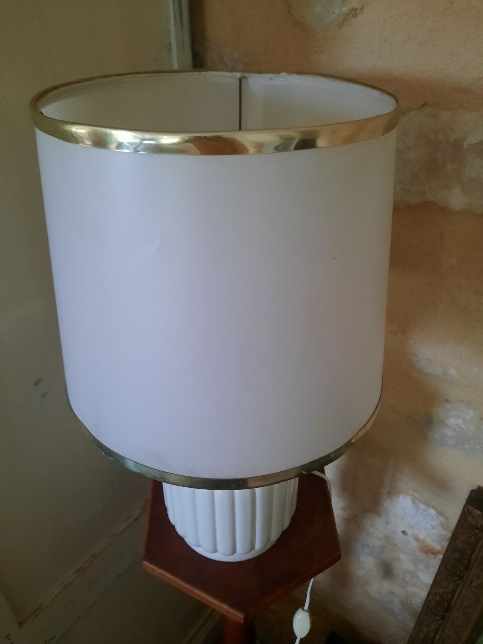 Antique ceramic lamp